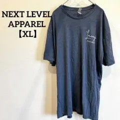 NEXT LEVEL APPAREL 【XL】Tシャツ ダークブルー 大きめ