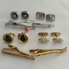 メンズ アクセサリー ネクタイピン カフス セット売り
