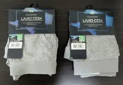 LIVIO COX グレー ボクサーパンツ Lサイズ 2枚