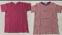 Hushush 半袖Tシャツ　140 サイズ２枚セット