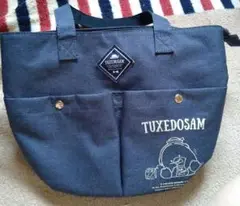 TUXEDOSAM ダークブルー ハンドバッグ、タキシードサム