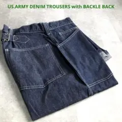 US.ARMY デニム トラウザーズ バックルバック 40sスタイル