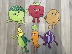 野菜キャラクター 6体セット