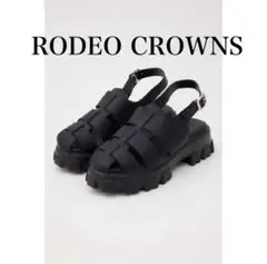 RODEO CROWNS WIDE BOWL グルカサンダル ストラップ L 黒