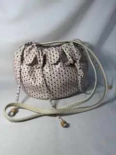 ツモリチサト キャリー 巾着ショルダーバッグ 美品