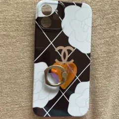 CHANEL カメリアiPhoneケース