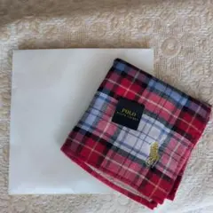 Polo Ralph Lauren レッドチェックハンカチ