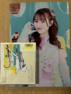 CUTIE STREET楽天ブックスくじ第1弾　梅田みゆ　クリアポスター＆トレカ