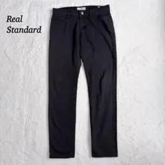 Real Standard カジュアルパンツ w70 L72 ストレート 黒