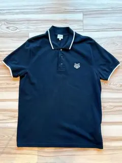 KENZO 黒　ポロシャツ Mサイズ 正規中古　美品