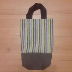【未使用】上履き入れ　ブルー系