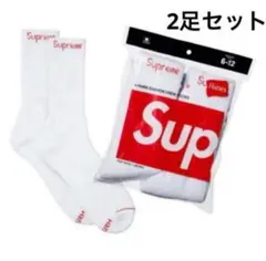【新品】シュプリームSupreme Hanes ソックス靴下ヘインズ　ホワイト