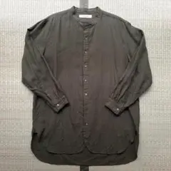 suzuki takayuki peasant shirt カーキ サイズ2