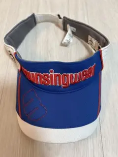 munsingwear 青 バイザー