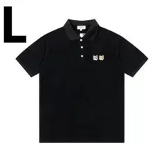 MAISON KITSUNE メゾンキツネ POLO Tシャツ ブラック ac