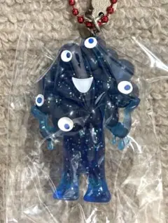 関西万博 ミャクミャク フロッキー立体マスコット キーホルダー 青