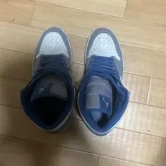 エアジョーダン ハイカット シューズ グレー/ブルー