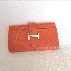 エルメス キーケース キーホルダー ベアン オレンジ
