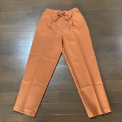 【美品】Alma Design／カジュアルパンツ　ウエストゴム　ブラウン　M