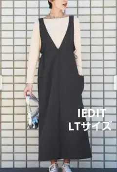 IEDIT　WOODS　2WAYジャンスカとカットソー　LT　ジャンパースカート