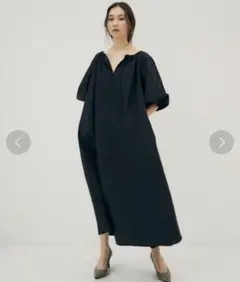 RANDEBOO Balloon volume puff dress ブラック
