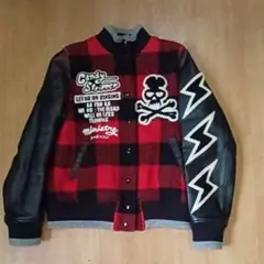 【USED】Candy Stripper 白黒ツートンカラー　袖レザースタジャン CANDY STRIPPER（キャンディストリッパー）の中古品の通販サイト