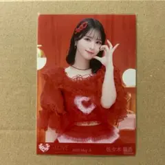 イコラブ　佐々木舞香　とくべチュ　　チュウ　生写真