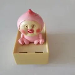 こびとづかん ミニカー フィギュア　チョロQ 桃