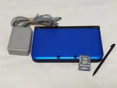 ニンテンドー3DS LL ブルー×ブラック　本体　充電器付き