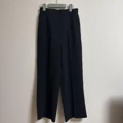 ブラックワイドパンツ ポリエステル100%
