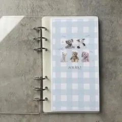 weekly ぬいぐるみ 水色 貯金 saving リフィル 韓国