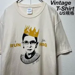 【US規格】希少 RUN RBG GINSBURG Tシャツ ホワイト 白 M
