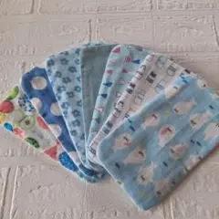 ６重ガーゼミニハンカチ　7枚セット