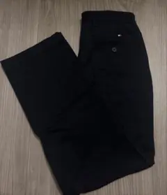 TOMMY HILFIGER チノパン コットン パンツ ブラック 古着