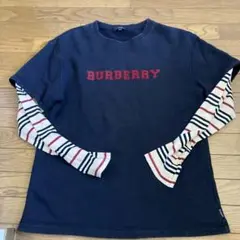 バーバリー BURBERRY ロンドン 重ね着風薄手トレーナー 160