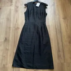 新品　pinceau 定価¥2万4000円　ロングワンピース　シルク　キュプラ