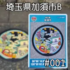 マンホールカード 埼玉県加須市B ロット001 騎西城と鳥居とふじとだるま ⑤