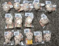 うさぎだらけくじ　E賞ぬいぐるみバッジ全種 14個セット
