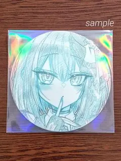 刀剣乱舞 とうらぶ 刀らぶ 手描きイラスト 京極正宗 コースター [匿名配送]