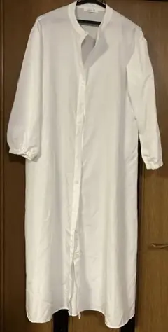 ロングシャツドレス
