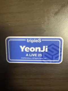 tripleS YeonJi(ヨンジ) A LIVE 25 ネームバッジ