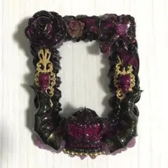【送料込】009 ホイップデコ B8 トレカケース 王冠 薔薇 スカル 悪魔の角