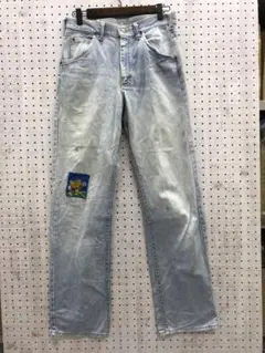 Lee オールド レトロ アメカジ 90s 古着 キタキツネ・ワッペン デニム