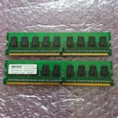 BUFFALO 1GB DDR3 SDRAM PC3-12800 2枚