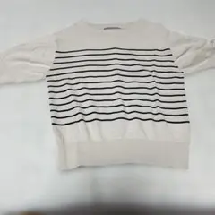 UNFILO ボーダーサマーニット