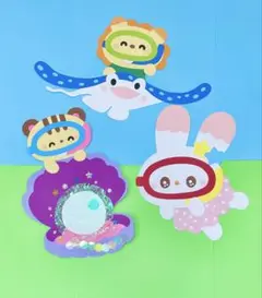 【1】 壁面飾り　6月　7月　8月　海　夏　保育士　幼稚園