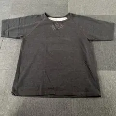 ダークグレー ラグランスリーブ Tシャツ