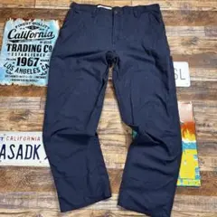 Carhartt ネイビー　ワークパンツ　メキシコ製　40×34 2XL相当