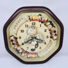 【動作確認済】スヌーピー からくり時計 壁掛け時計 シチズン SNOOPY - シチズン スヌーピーからくり時計の通販 by まとん's