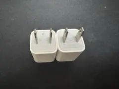 Apple 純正 iPhone  充電器ACアダプター 2個セット